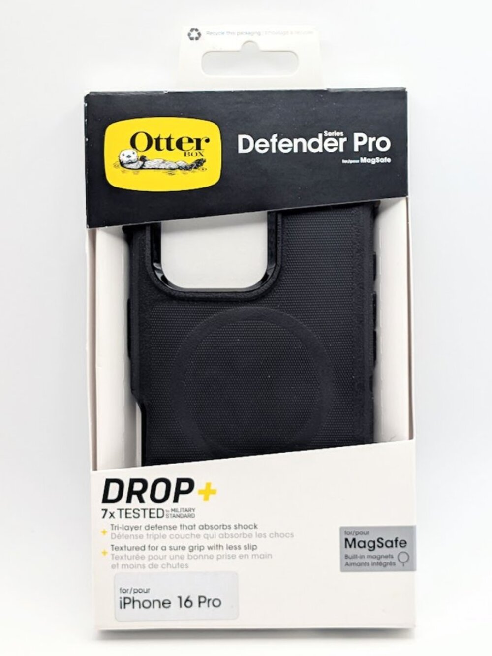 iPhone 16 Pro OtterBox Defender Series Pro Case - Black (MagSafe)